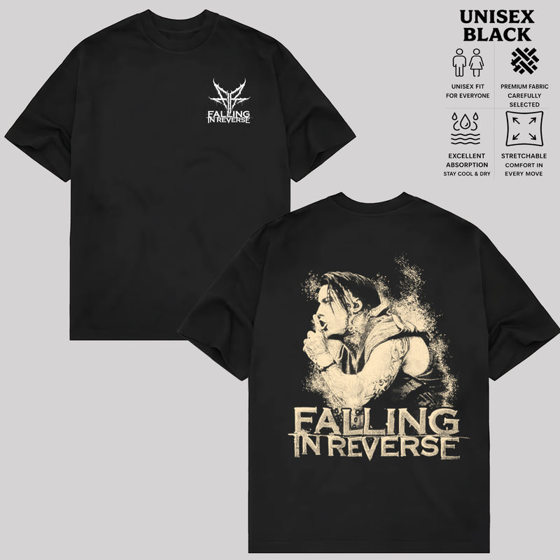 Ronnie Radke Falling In Reverse Black Tshirt & hoodie