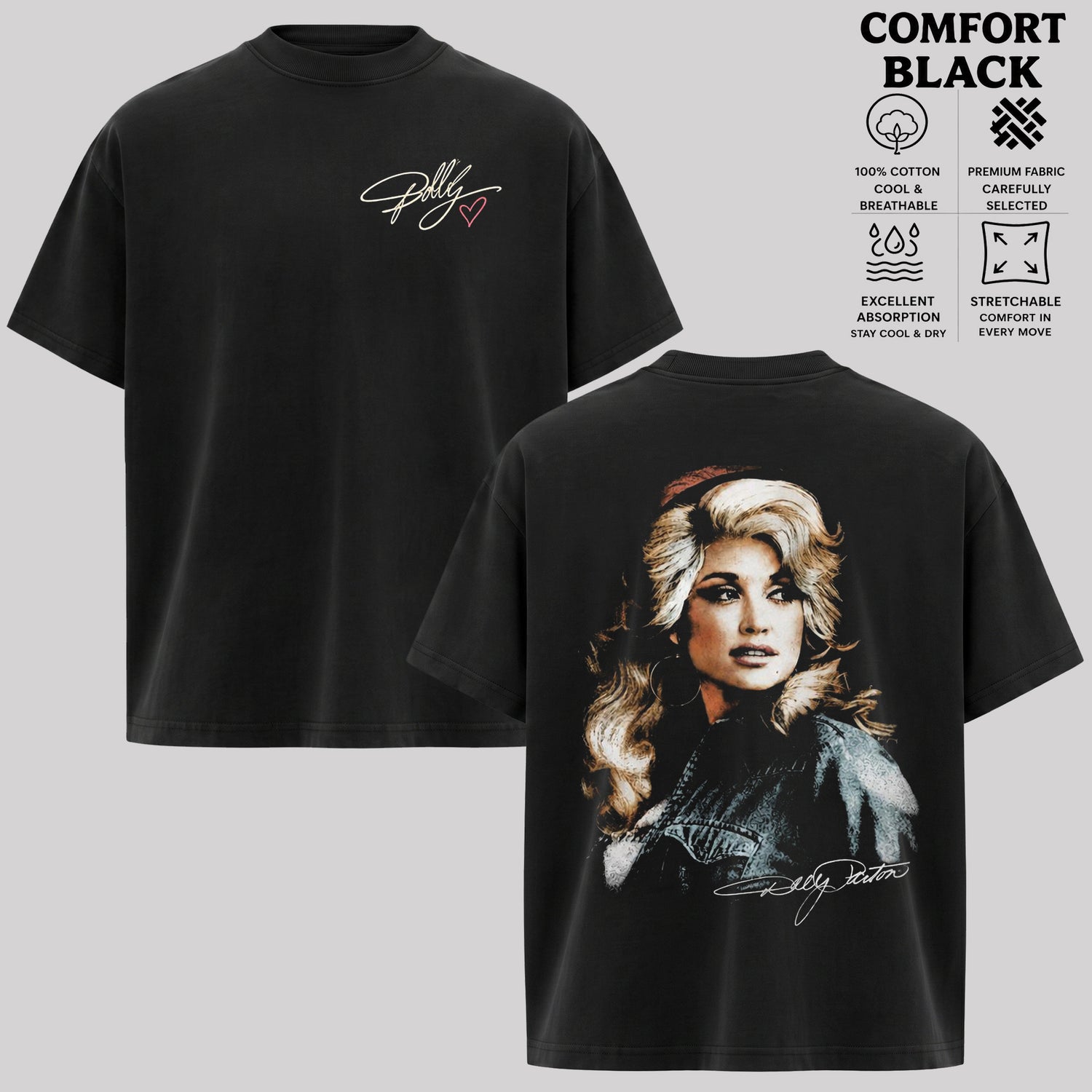 Vintage Dolly Parton Graphic T-Shirt