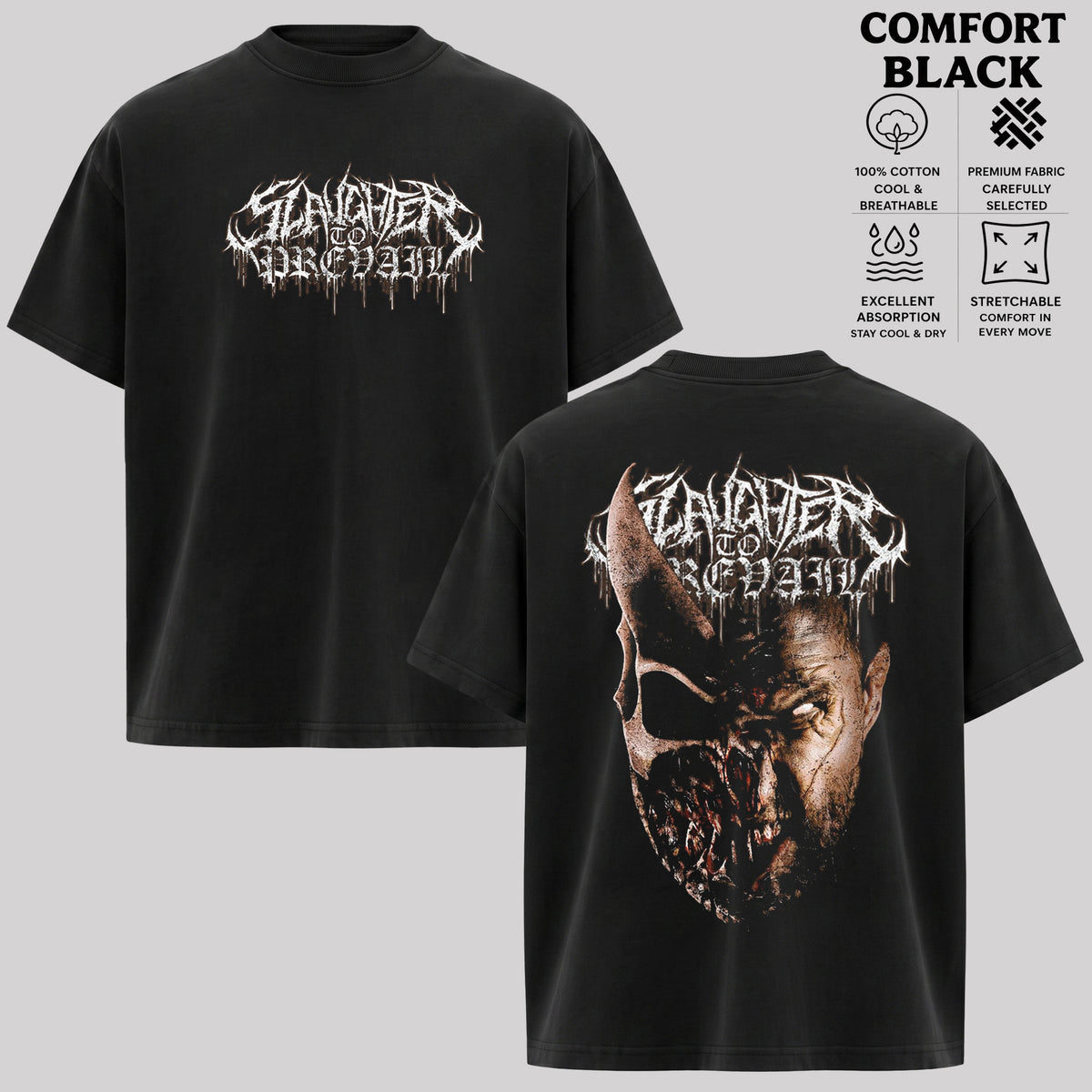 Slaughter to Prevail Band Shirt, Metal Graphic Tee