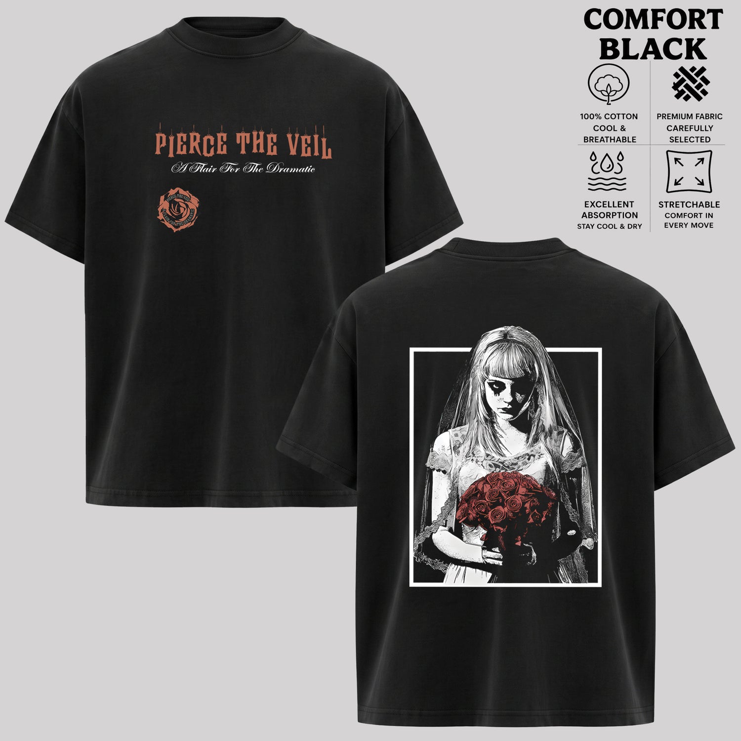 Pierce the Veil A Flair for the Dramatic Graphic T-Shirt & Hoodie