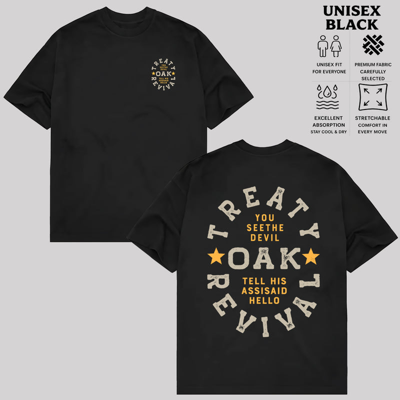 ReTro Treaty Oak Revival Merch Hello Shirt & Hoodie