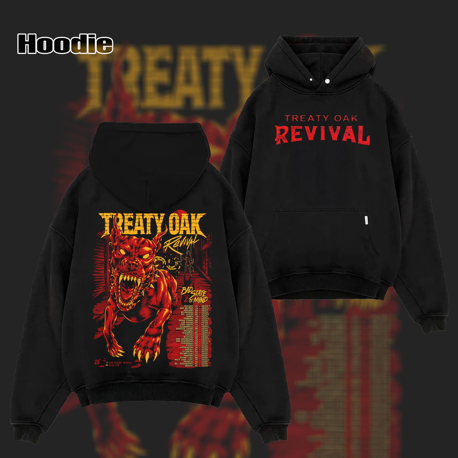 ReTro Treaty Oak Revival Bad State Of Mind T-Shirt & Hoodie
