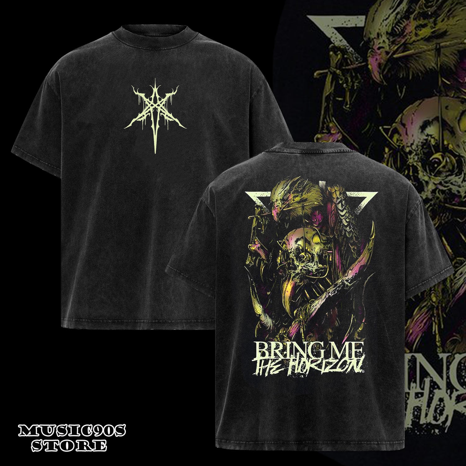 Retro Bring Me The Horizon Eagle Shirt