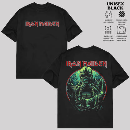 Iron Maiden T-Shirt, Vintage Heavy Metal Band Shirt, Retro Rock Music Graphic Tee