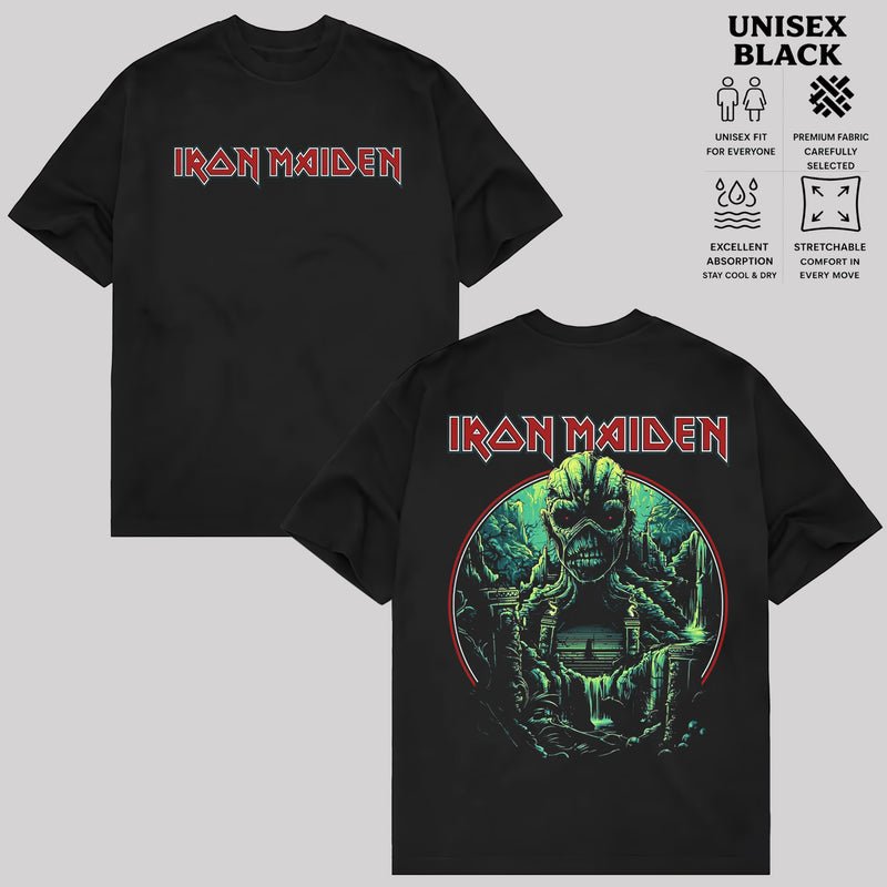 Iron Maiden T-Shirt, Vintage Heavy Metal Band Shirt, Retro Rock Music Graphic Tee