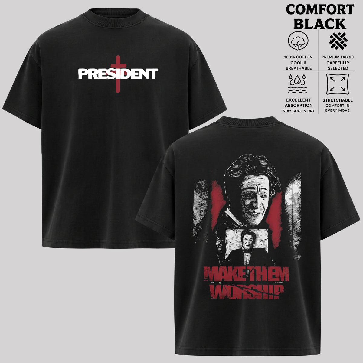 President Band Shirt & Hoodie, Retro Rock Shirt