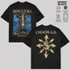 Sepultura Chaos A.D. Graphic T-Shirt, Blue Gold Album Artwork Tee