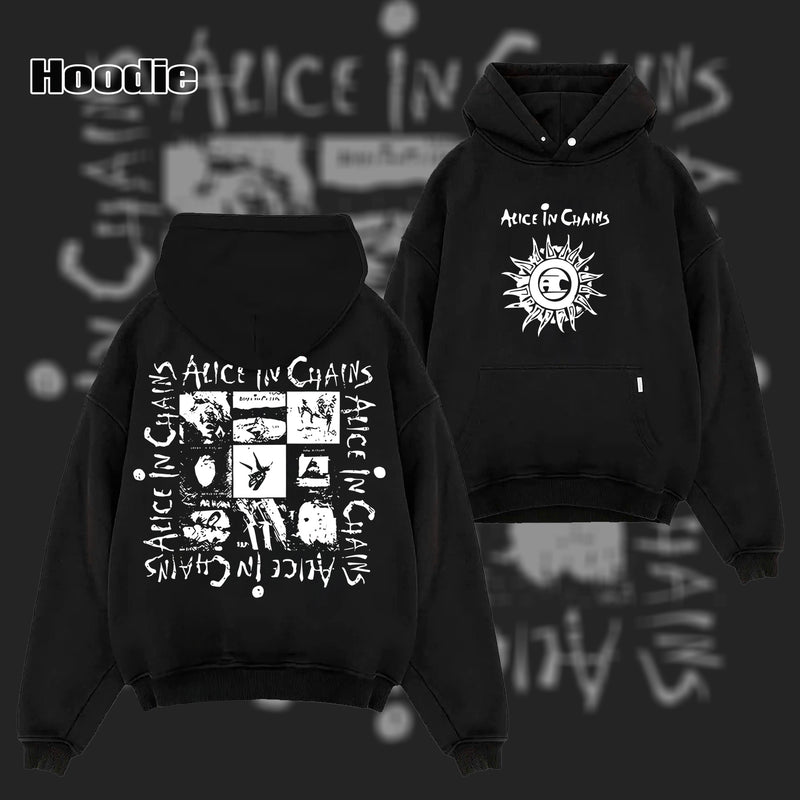 Vintage Rock Band Alice in Chains Album Graphic T-shirt  & Hoodie