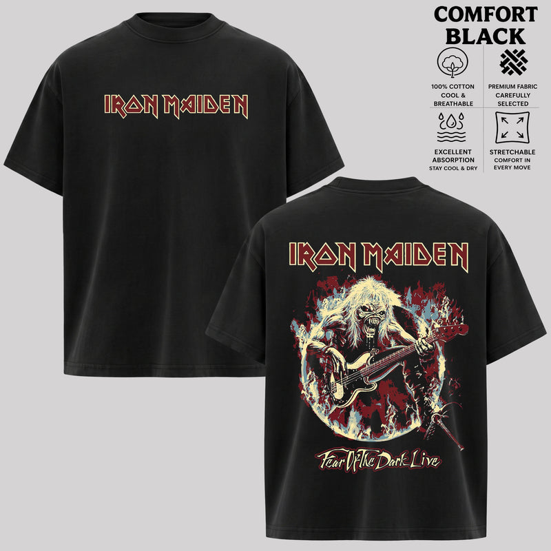 Iron Maiden T-Shirt, Vintage Heavy Metal Band Shirt, Retro Rock Music Graphic Tee