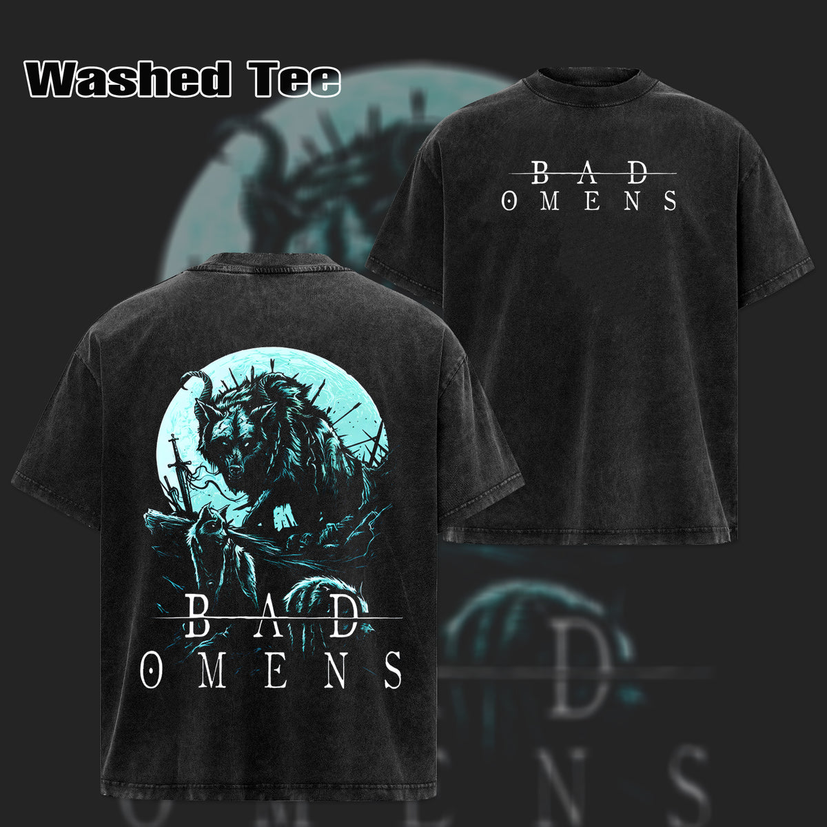Retro Bad Omens Merch Like A Villain T-Shirt & Hoodie