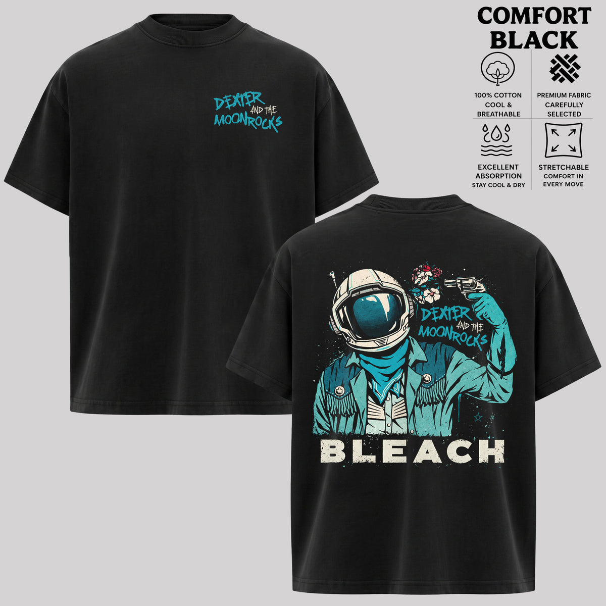 Dexter and The Moonrocks T-Shirt, Vintage Rock Band Shirt & Hoodie