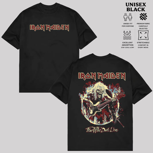 Iron Maiden T-Shirt, Vintage Heavy Metal Band Shirt, Retro Rock Music Graphic Tee