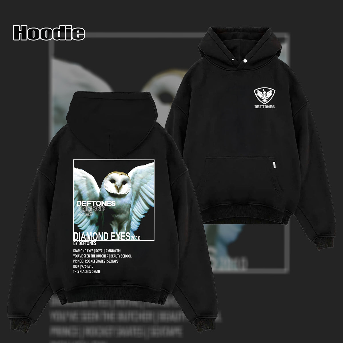 Vintage Deftones Band-Diamond Eyes Music Album Cover T-Shirt & Hoodie