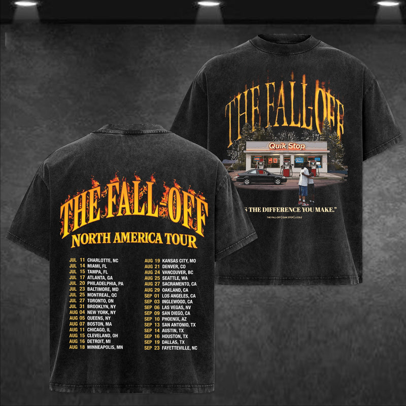 Retro J. Cole "The Fall-Off" & "The Fall-Off World Tour" T-Shirt, Hoodie