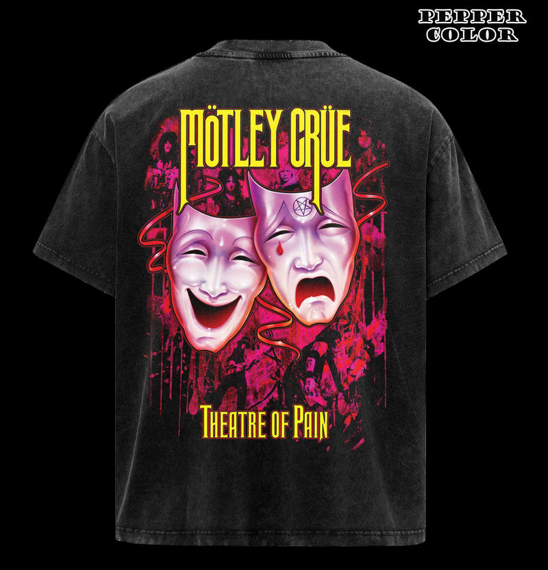 Vintage Motley Crue Theatre Of Pain Short Sleeve Tee