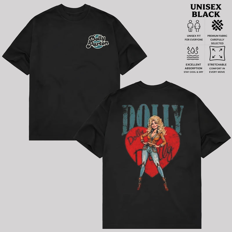 Vintage Dolly Parton Graphic T-Shirt, Classic Country Music Tee, Retro Singer Fan Shirt, 80s-Inspired Casual Top, Unisex Gift for Music Lovers