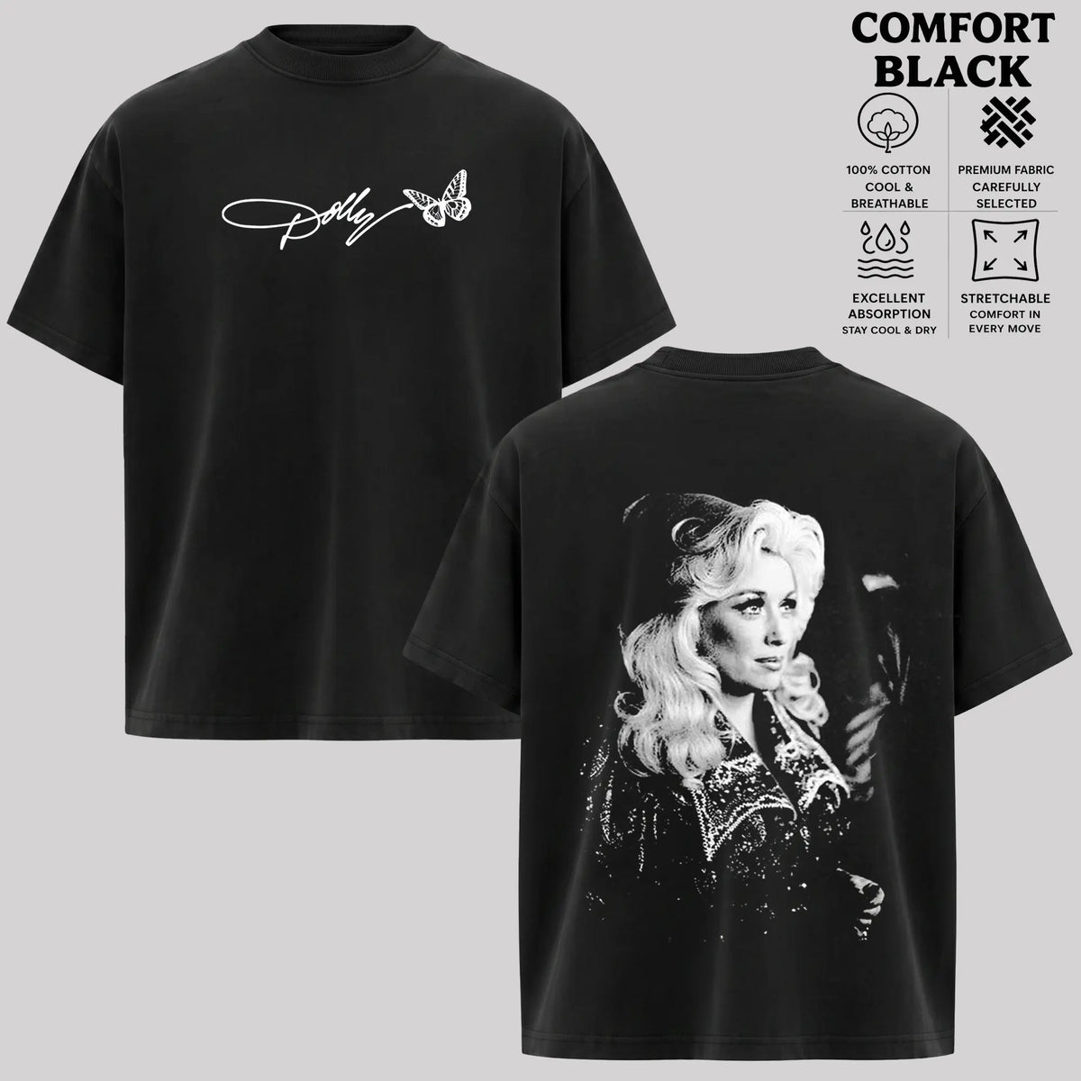 Vintage Dolly Parton Graphic T-Shirt