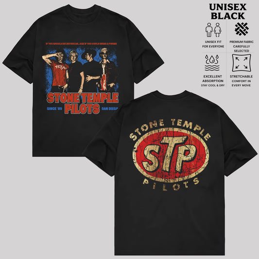 Stone Temple Pilots Band Shirt, Grunge Rock Tee