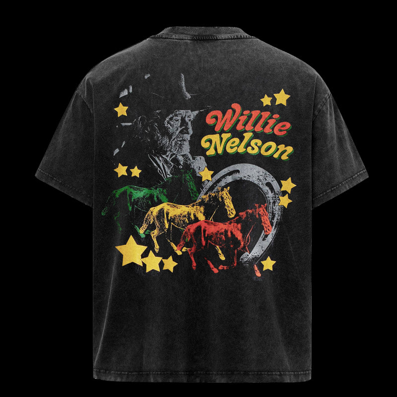 Vintage Willie Nelson Horse T-shirt