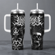 40oz Lorna Shore Tumbler with Handle and Straw