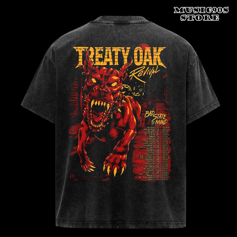 Vintage Treaty Oak Revival Bad State Of Mind Tour 2025 Poster Shirt