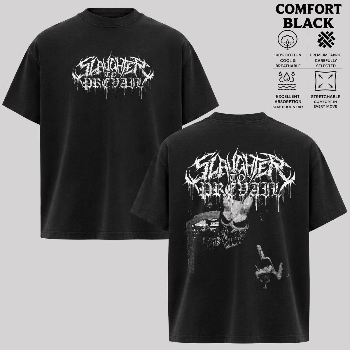 Slaughter to Prevail Band Shirt, Metal Graphic Tee