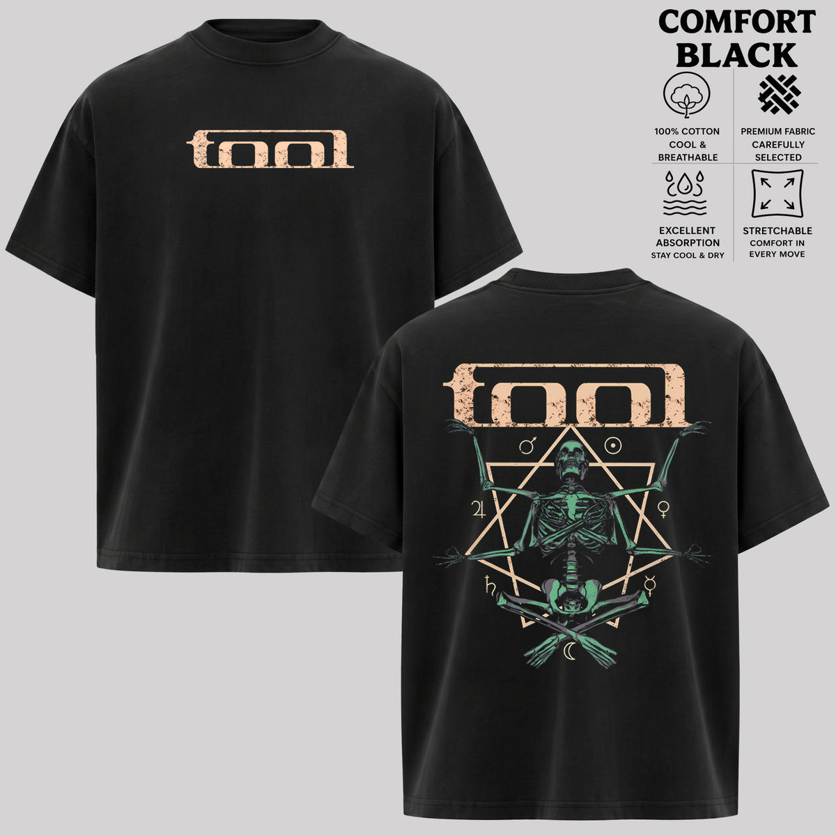 Vintage New Arrival Tool Band Lateralus Band T-shirt & hoodie