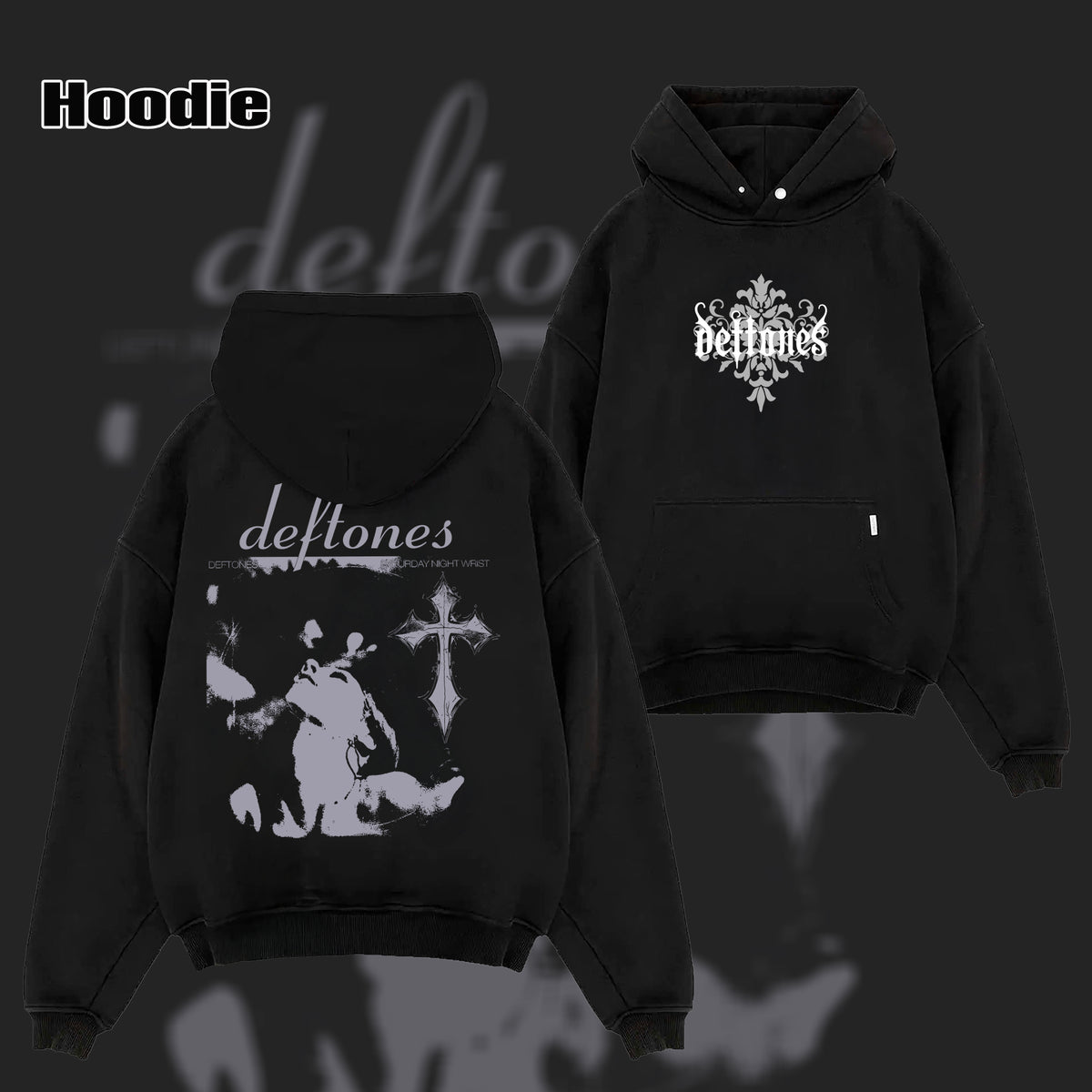 Retro Deftones Band Graphic T-shirt & Hoodie