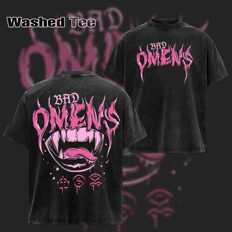 Retro Bad Omens Band Music Tour Washed Shirt & Hoodie