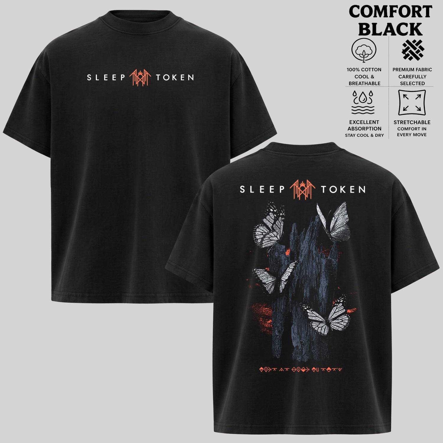 Sleep Token Butterfly Artwork T-Shirt & Hoodie