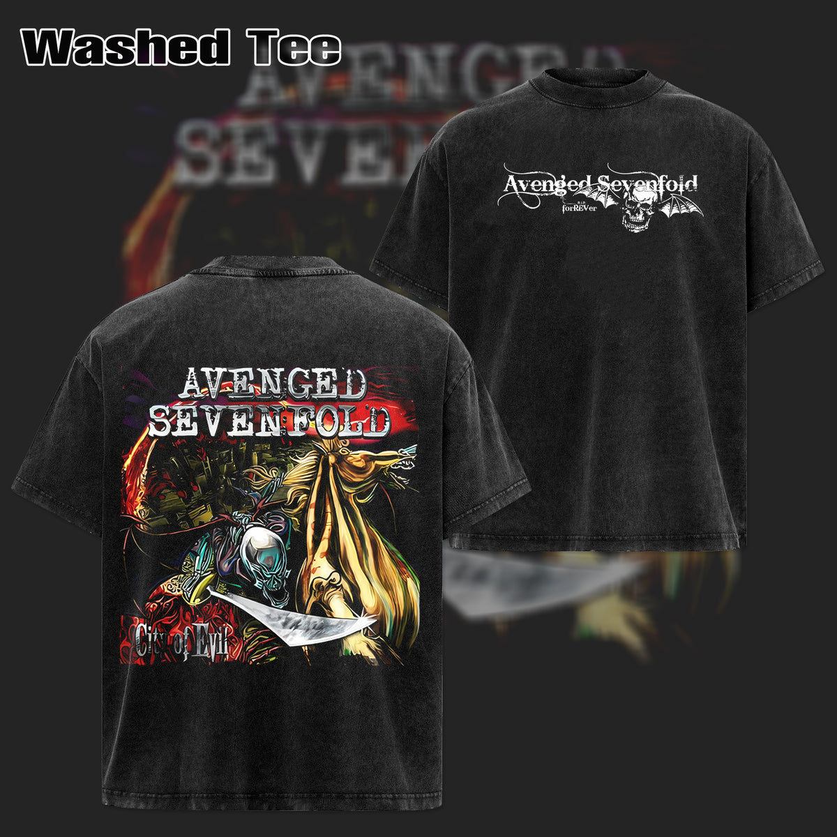 Avenged Sevenfold City of Evil graphic T-shirt & Hoodie