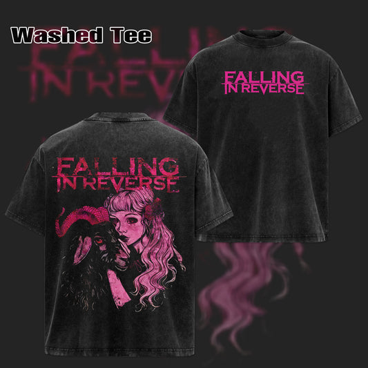 Retro Falling In Reverse T-Shirt - 2 Sided Rock Tee shirt & hoodie