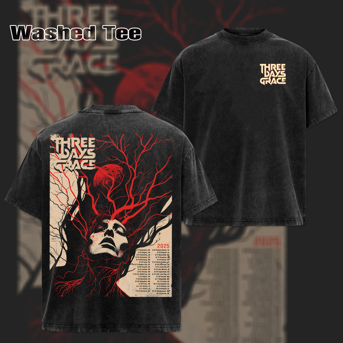 Three Days Grace Alienation Tour  Tshirt & hoodie