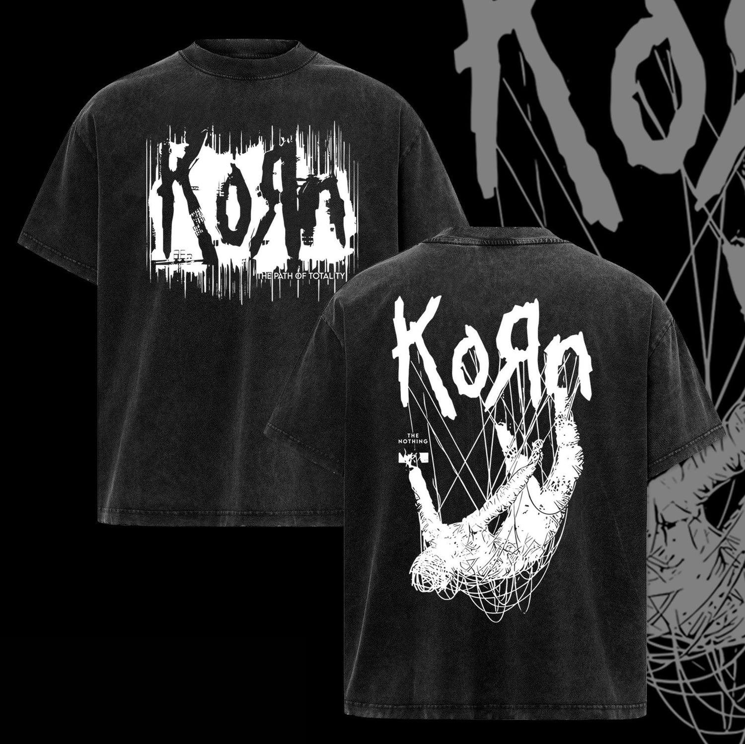 Retro Korn Music Concert Rock Band WORLD TOUR T Shirt