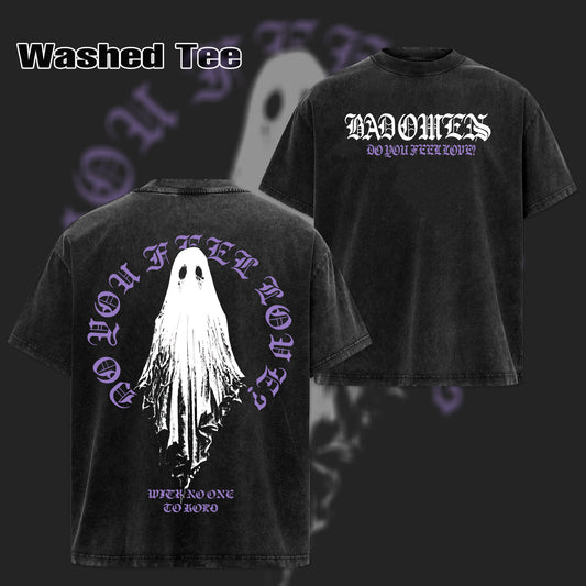 Retro Bad Omens Ghost Do You Feel Love T Shirt & Hoodie