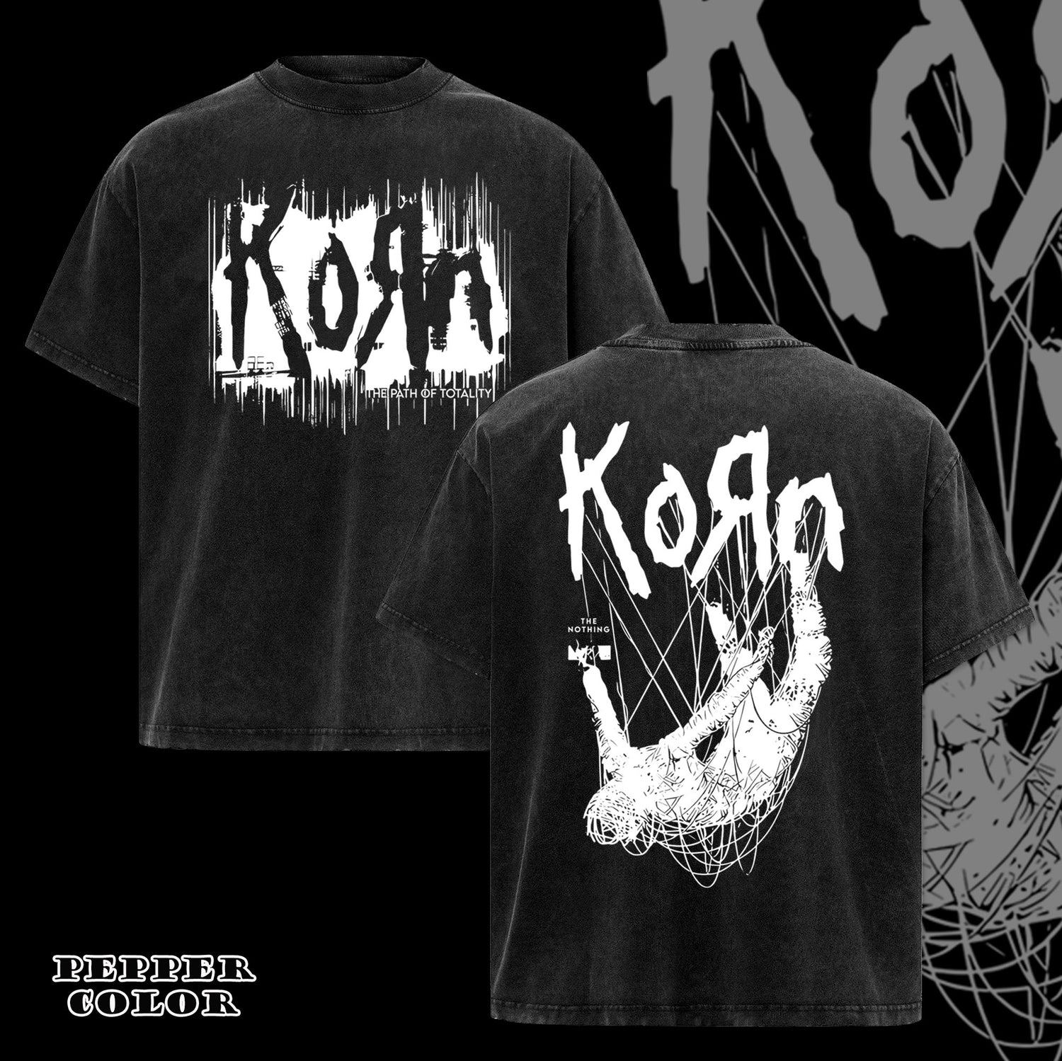 Retro Korn Music Concert Rock Band WORLD TOUR T Shirt