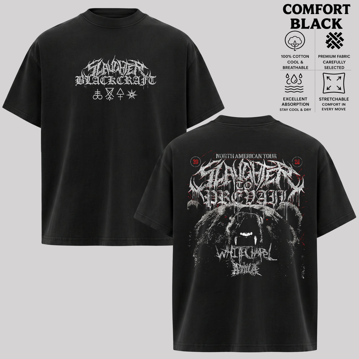 Slaughter to Prevail Band Shirt, Metal Graphic Tee