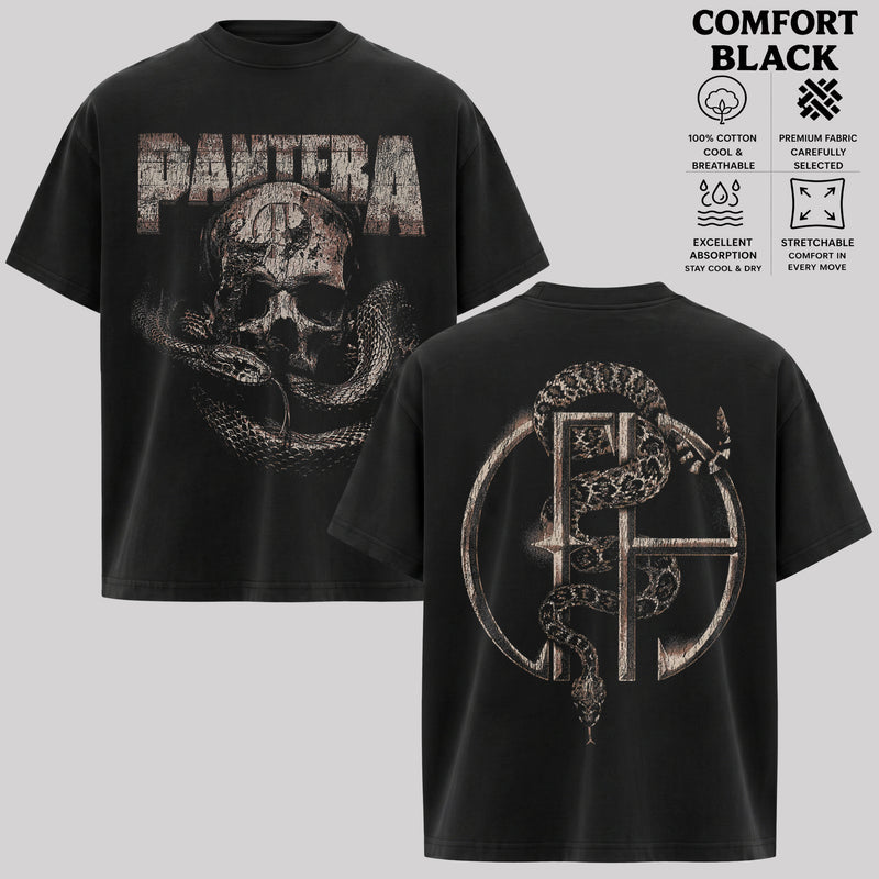 Pantera Vintage Skull Graphic T-Shirt & Hoodie