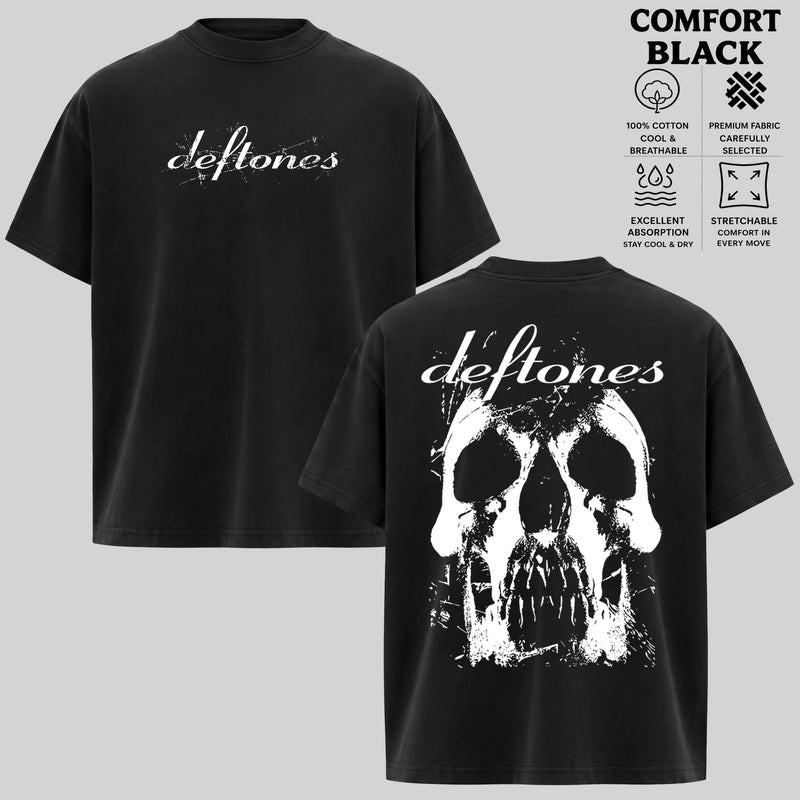 Vintage Deftones Men's Minerva Rose Skull T-shirt & Hoodie