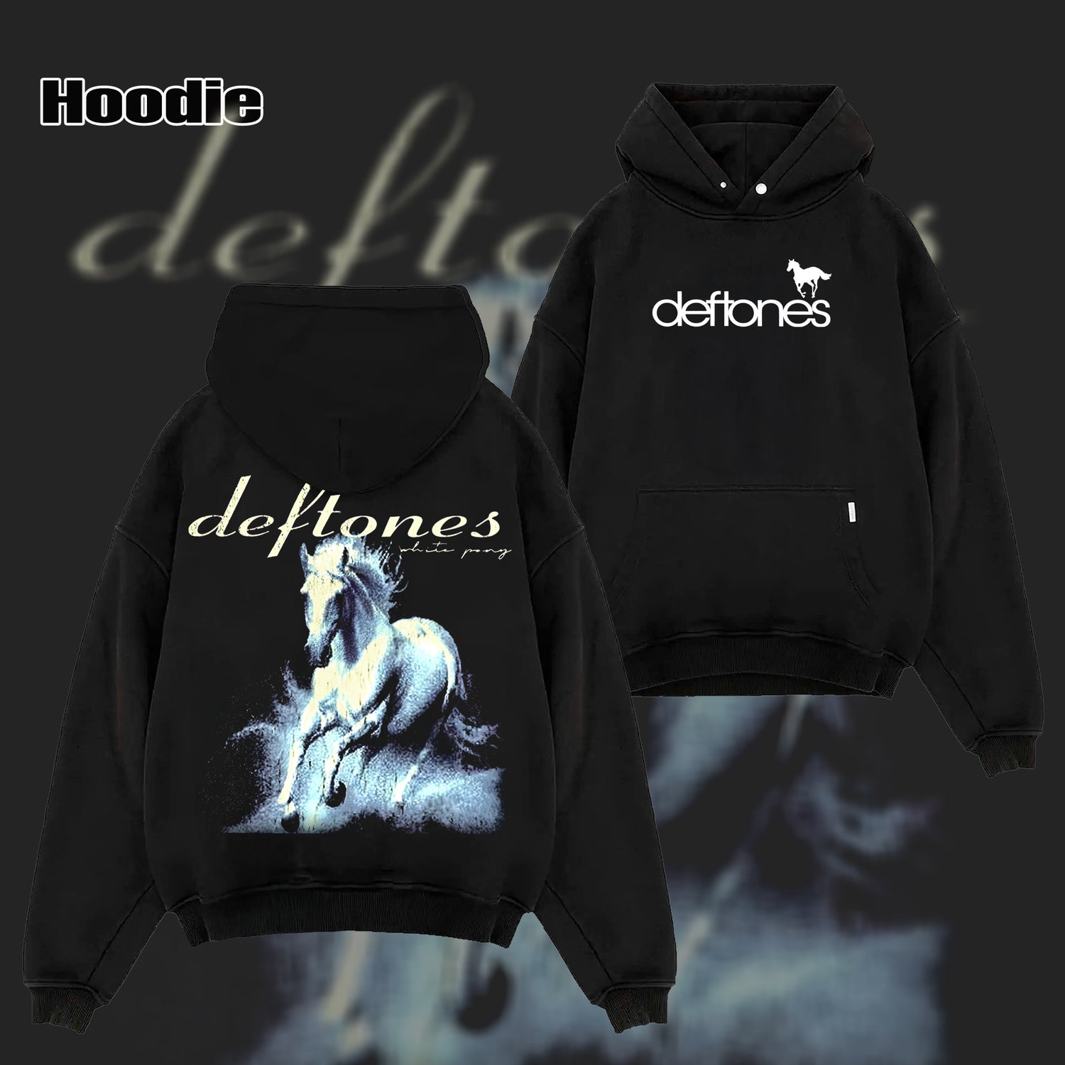 Vintage Retro Band Deftones WHITE PONY T-shirt & Hoodie
