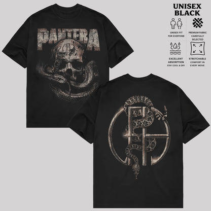 Pantera Vintage Skull Graphic T-Shirt & Hoodie
