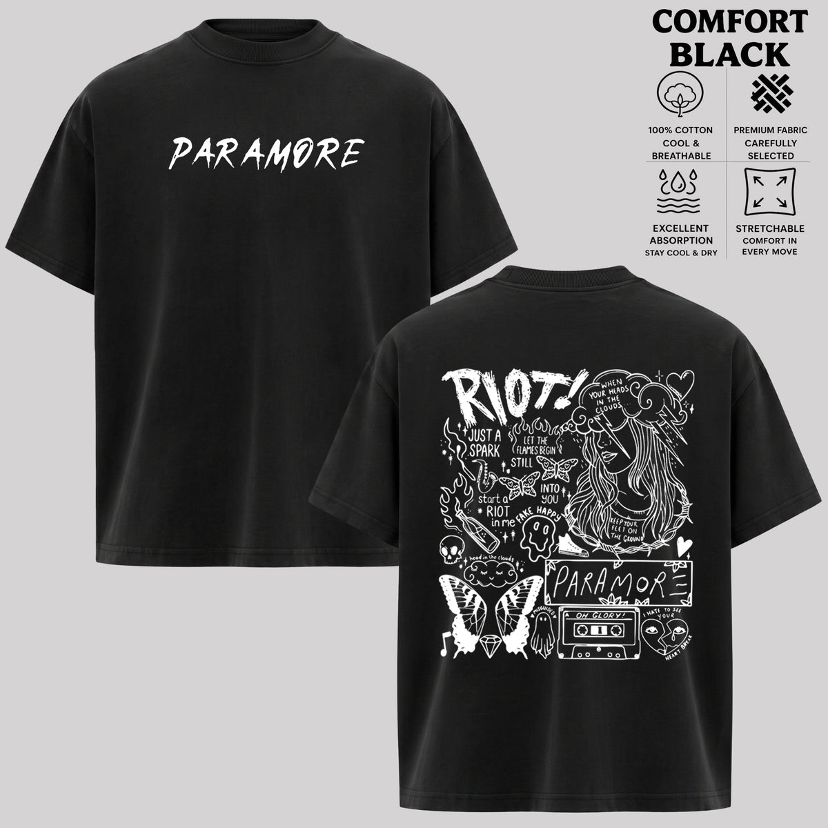 Paramore Riot Era Shirt & Hoodie