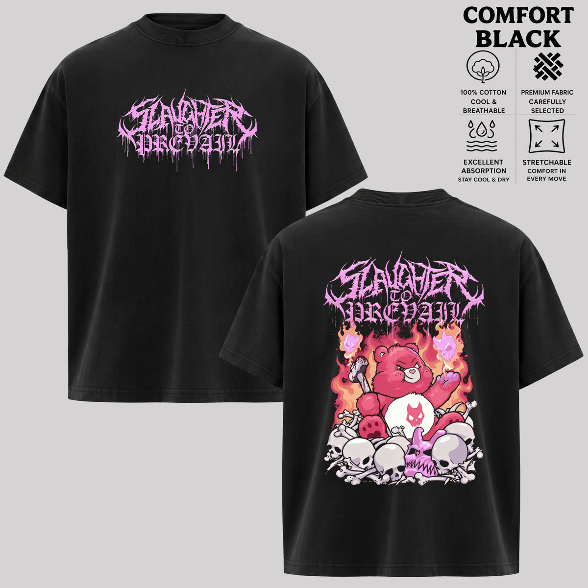 Slaughter to Prevail Band Shirt, Metal Graphic Tee