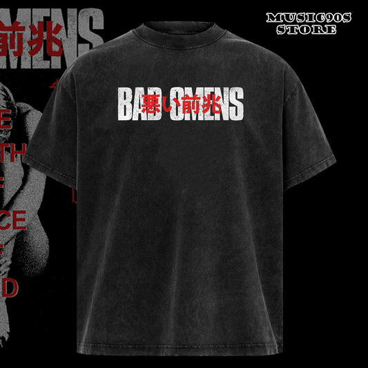 Retro Bad Omens Death of Peace of Mind T-Shirt 2 sided