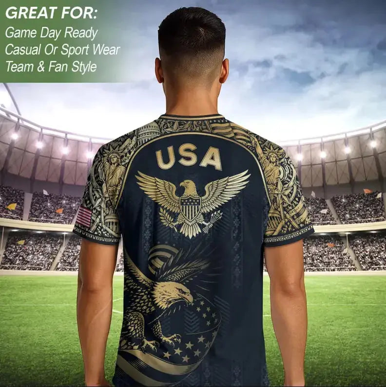 USA Eagle Soccer Jersey 2026 – Patriotic American Football Shirt