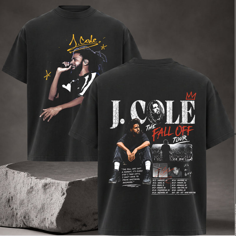 Retro J. Cole Tour 2026 Charlotte Hornets Starter Graphic Tee T-Shirt, Hoodie