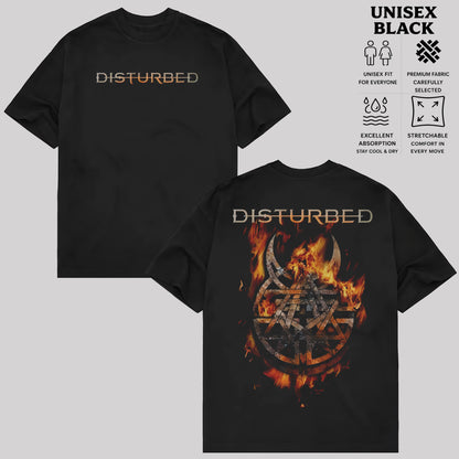 Disturbed Shirt, Vintage Rock Music T-Shirt & Hoodie, Retro Graphic Tee & Hoodie