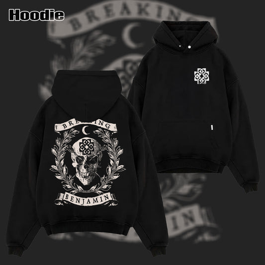 Vintage Breaking Benjamin Band Skull T-shirt & Hoodie