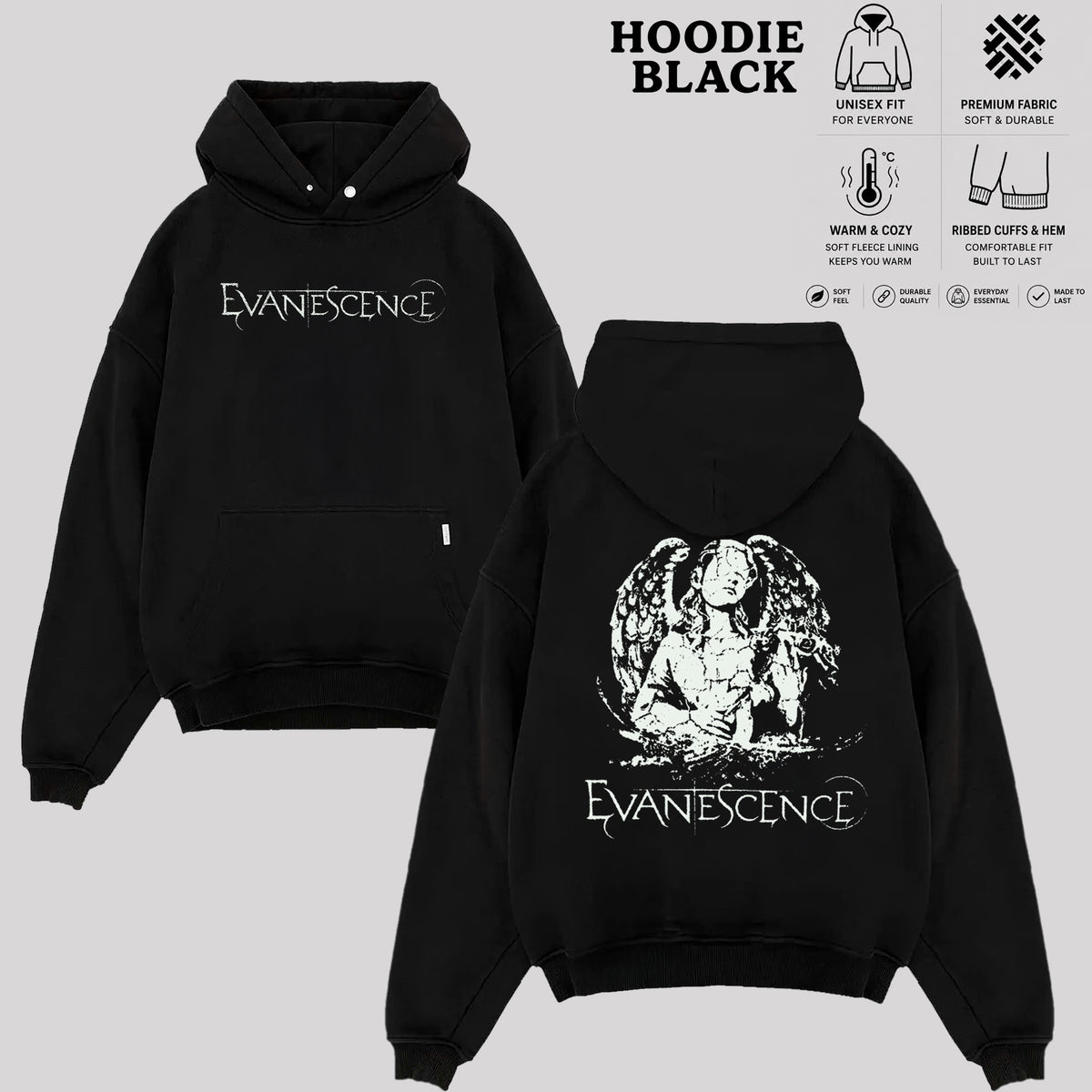 Evanescence Graphic T-Shirt & Hoodie