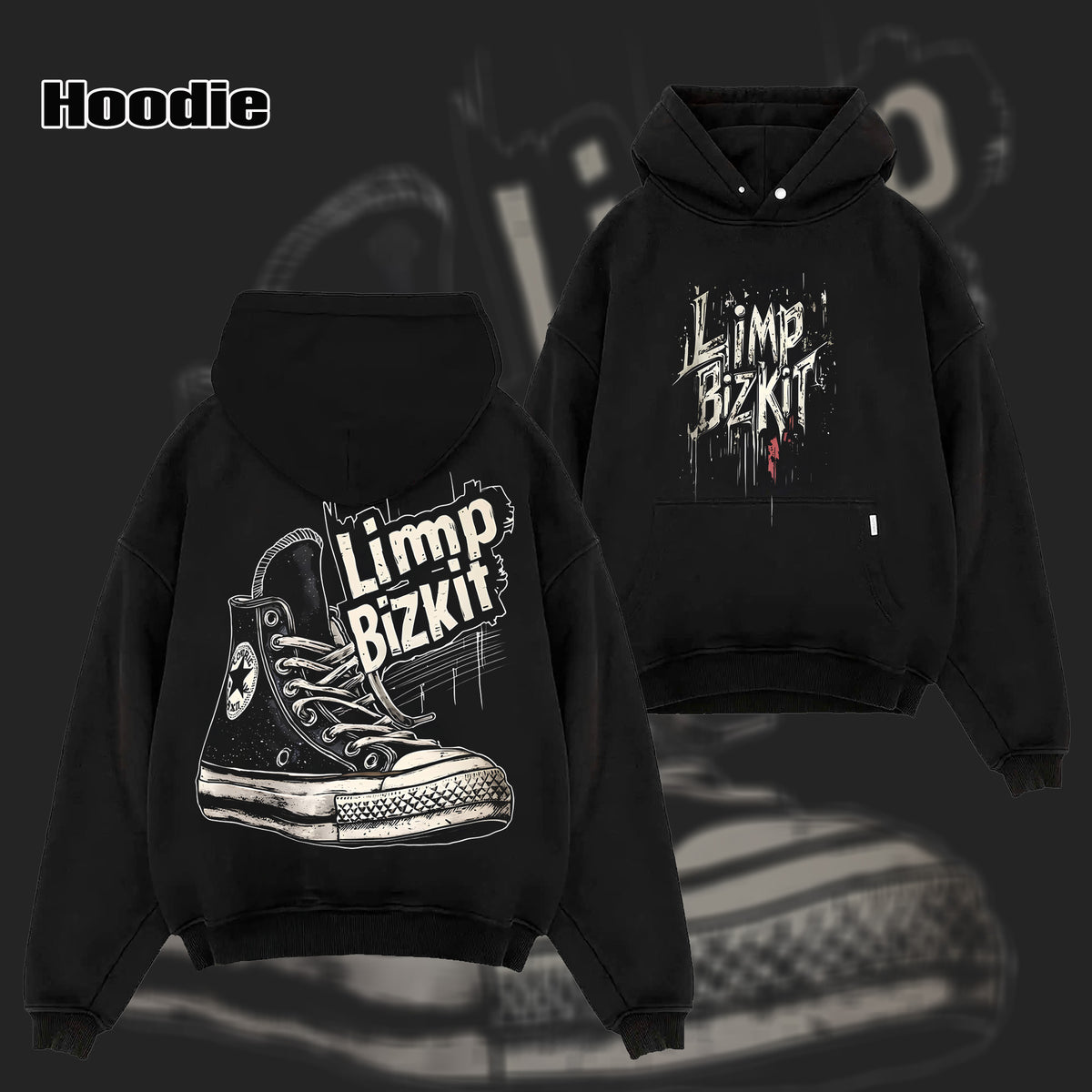 Retro LIMP BIZKIT NU METAL BAND T Shirt & Hoodie